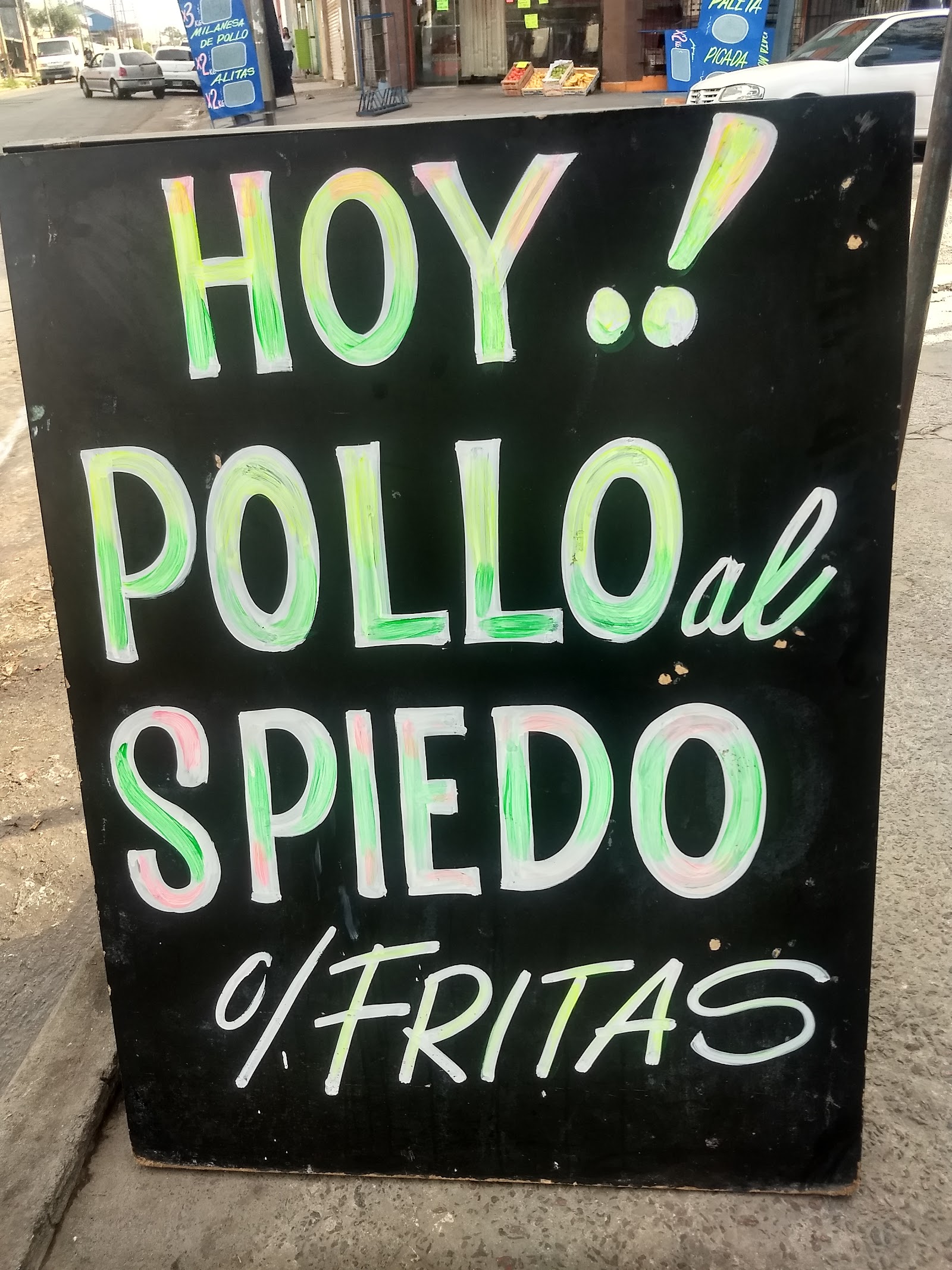 Cartel de Parrilla Los Hermanos